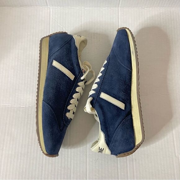 Re/done 70s Runner Sneakers blue suede NWOB size 37 - Picture 12 of 16